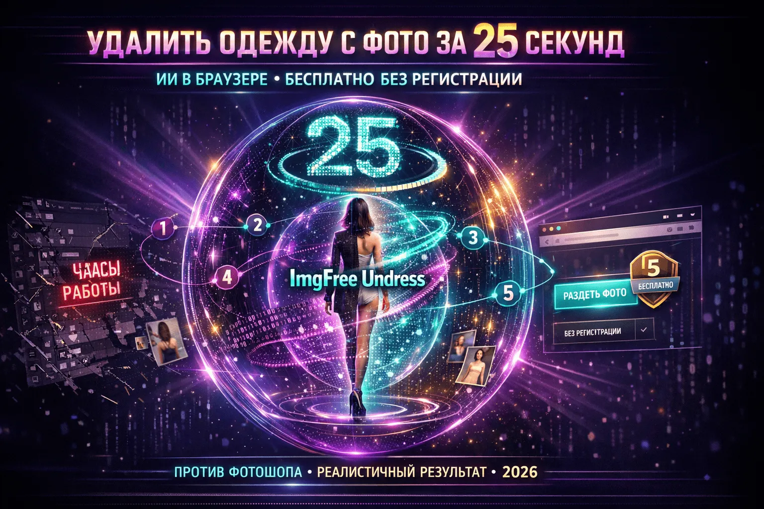 Удалить одежду с фото онлайн бесплатно — пошаговая инструкция